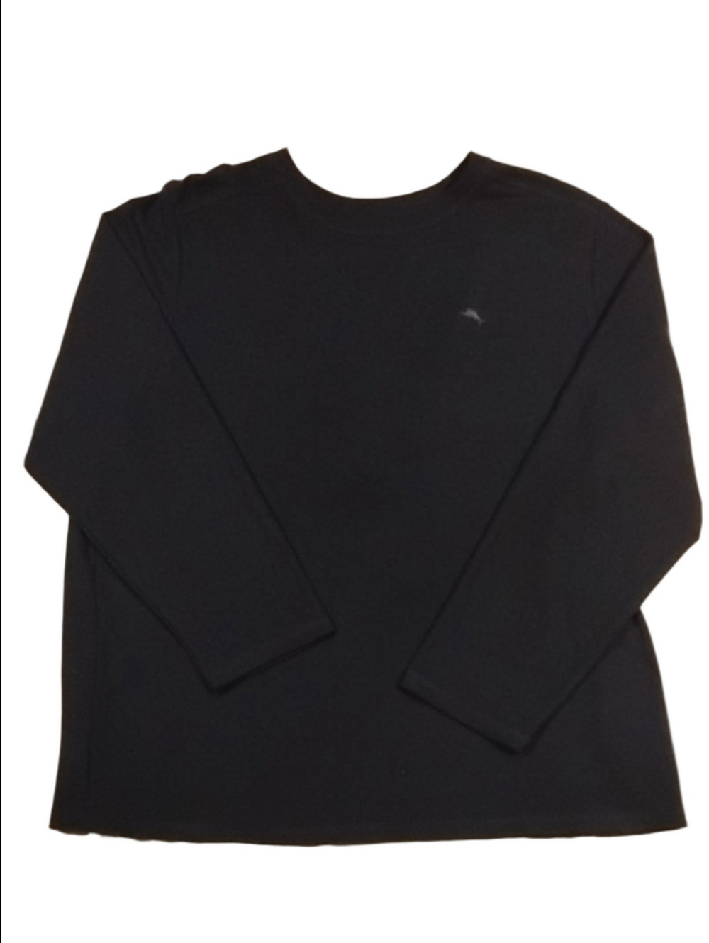 3/$20 Tommy Bahama Men's Long-Sleeve Crewneck Shirt - Navy Blue